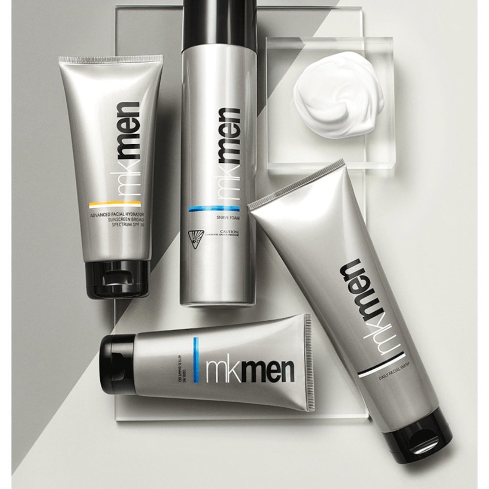 DISCONTINUED! MK Men Regimen Bundle - Wash, Shave, After-Shave, Sunscreen - Picture 2 of 8